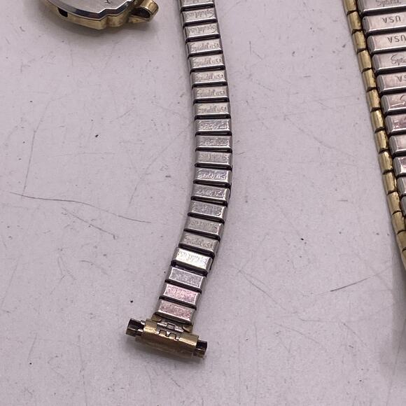 Lot Of Vintage 10k GP Gold Watch Bands Mens Womens Some Wearable 108 Grams main image 4